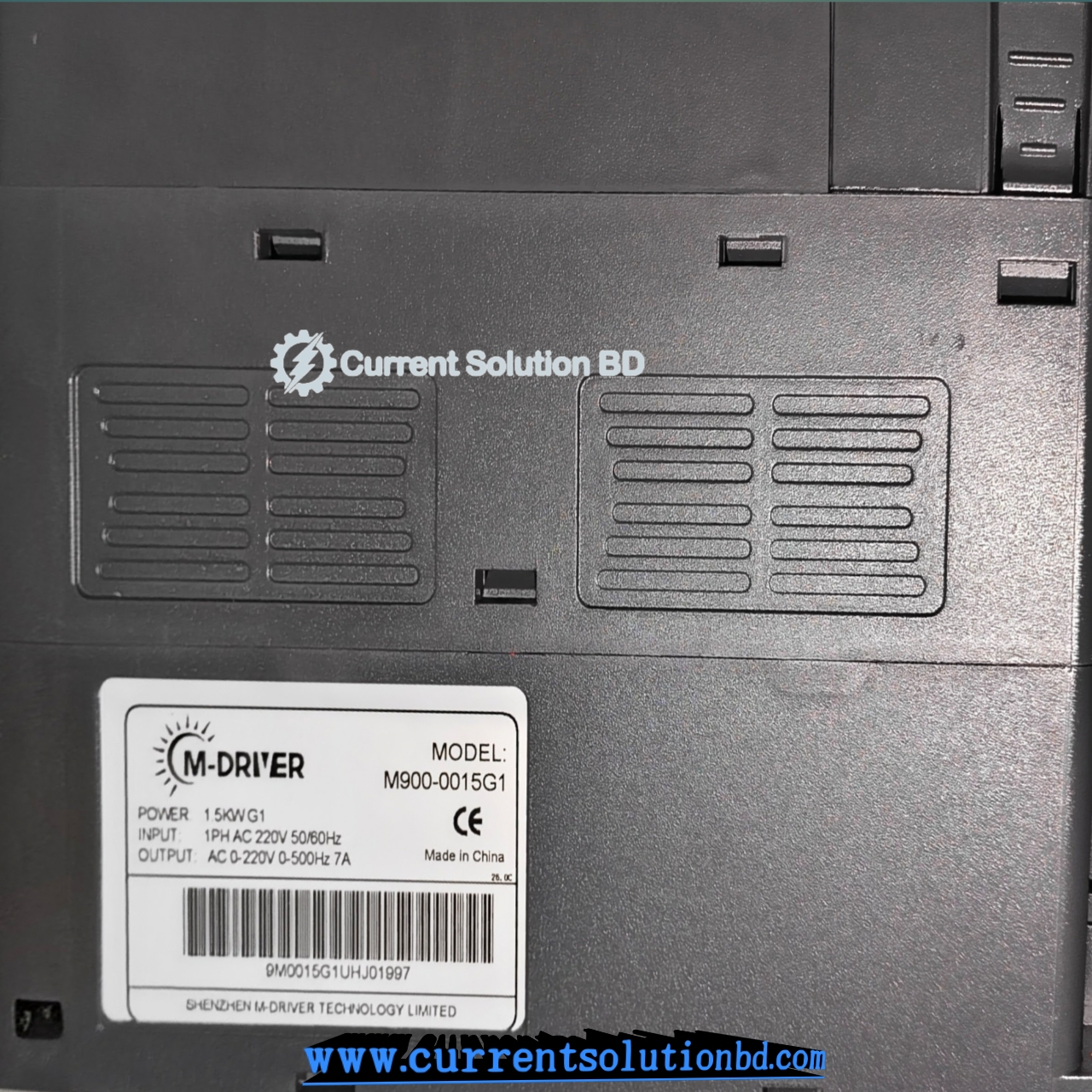 M driver 1.5 kw single phase input & 220v three phases output - Current ...